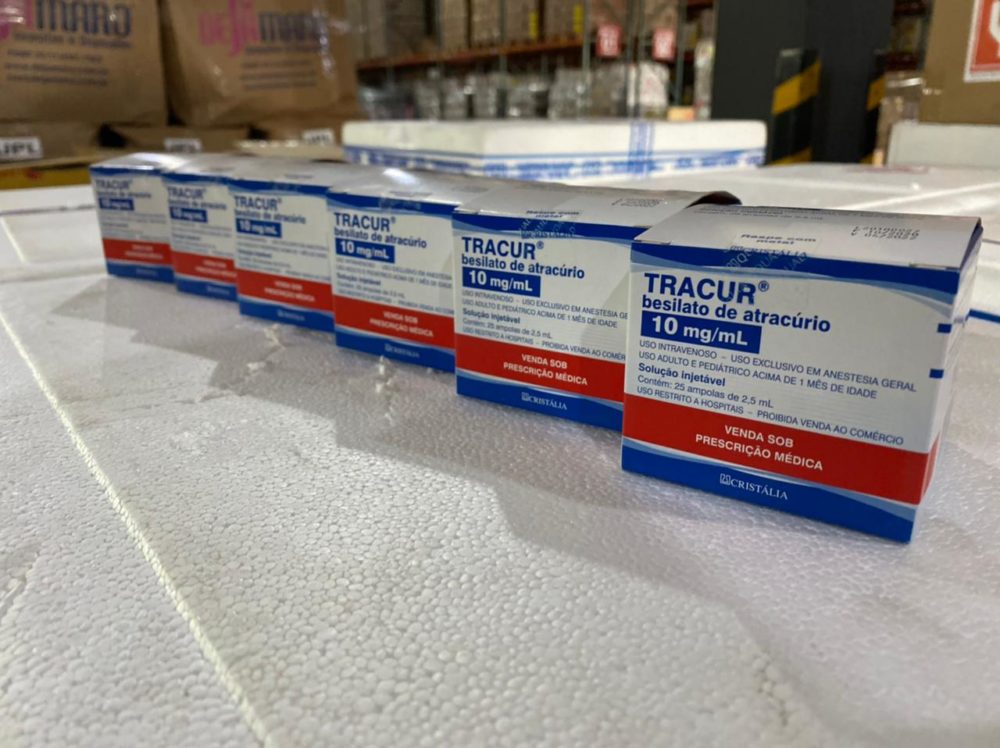 Cema recebe nova remessa de medicamentos do Kit Intuba&ccedil;&atilde;o