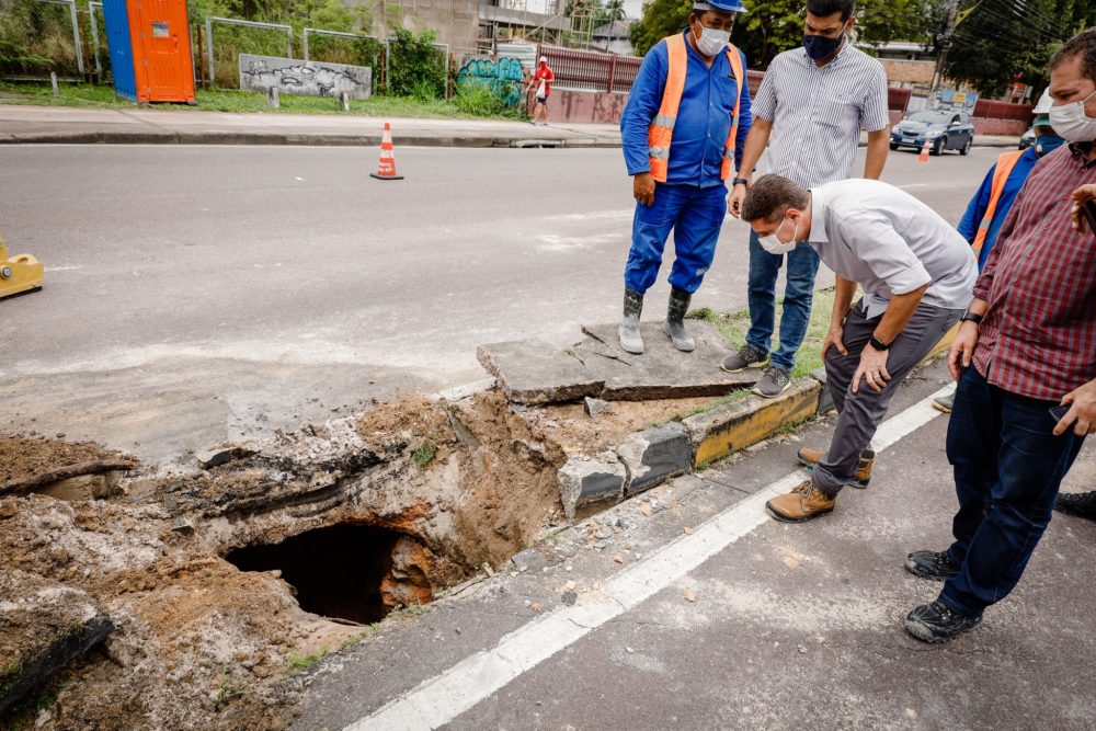 Prefeitura de Manaus inicia nova revitalização na Djalma Batista Prefeitura de Manaus inicia nova revitalização na Djalma Batista