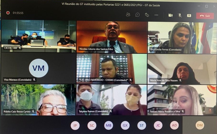 Grupo de Trabalho do MPAM determina ações preventivas para evitar aglomerações no Estado Grupo de Trabalho do MPAM determina ações preventivas para evitar aglomerações no Estado