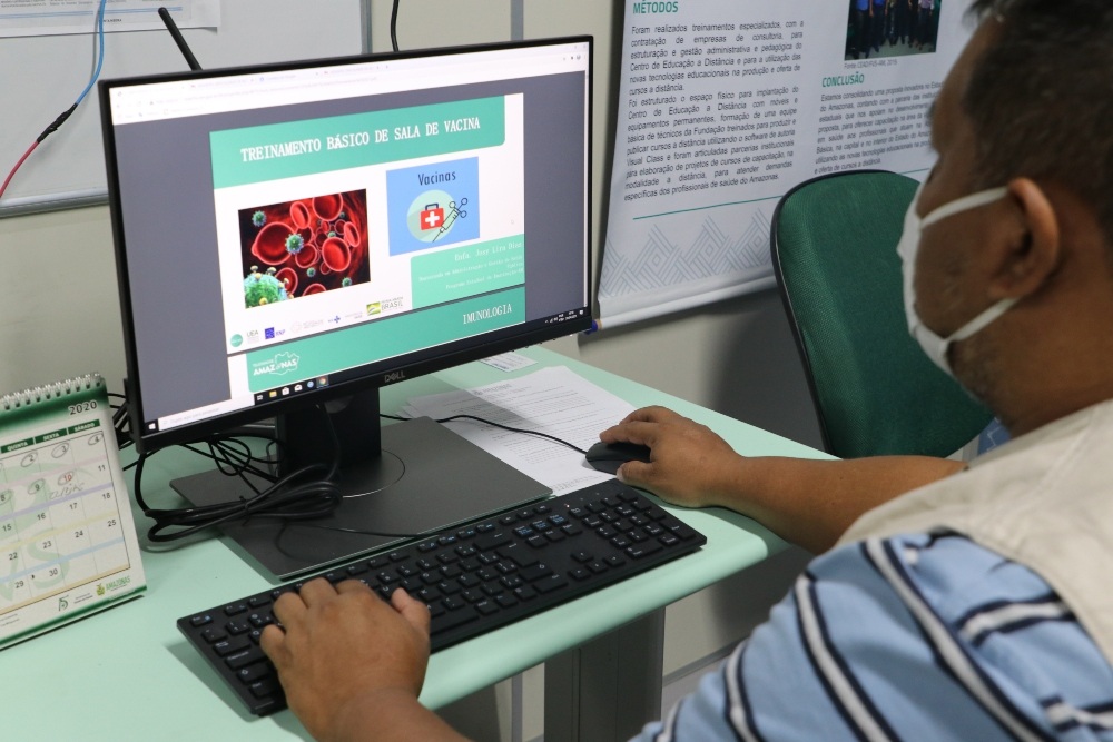 FVS-AM oferece curso básico virtual gratuito sobre vacinação contra Covid para profissionais de saúde FVS-AM oferece curso básico virtual gratuito sobre vacinação contra Covid para profissionais de saúde