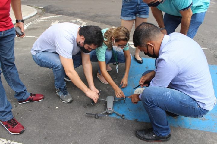 Uso de drones auxilia nos servi&ccedil;os de planejamento urbano da Prefeitura