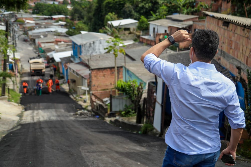 Prefeito reafirma compromisso de revitalizar mais de 300 ruas no Jorge Teixeira Prefeito reafirma compromisso de revitalizar mais de 300 ruas no Jorge Teixeira