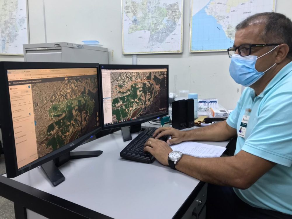 Tecnologia é usada para gerar mapas e topografias precisos para projetos da Prefeitura Tecnologia é usada para gerar mapas e topografias precisos para projetos da Prefeitura