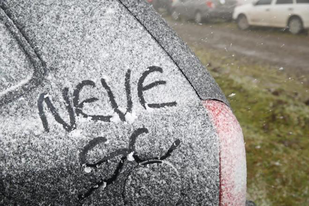 Santa Catarina registra primeira neve de 2021 Santa Catarina registra primeira neve de 2021
