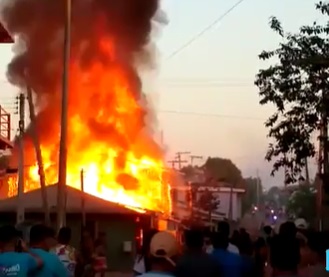 Em L&aacute;brea, homem incendeia resid&ecirc;ncia com companheira e filhos dentro