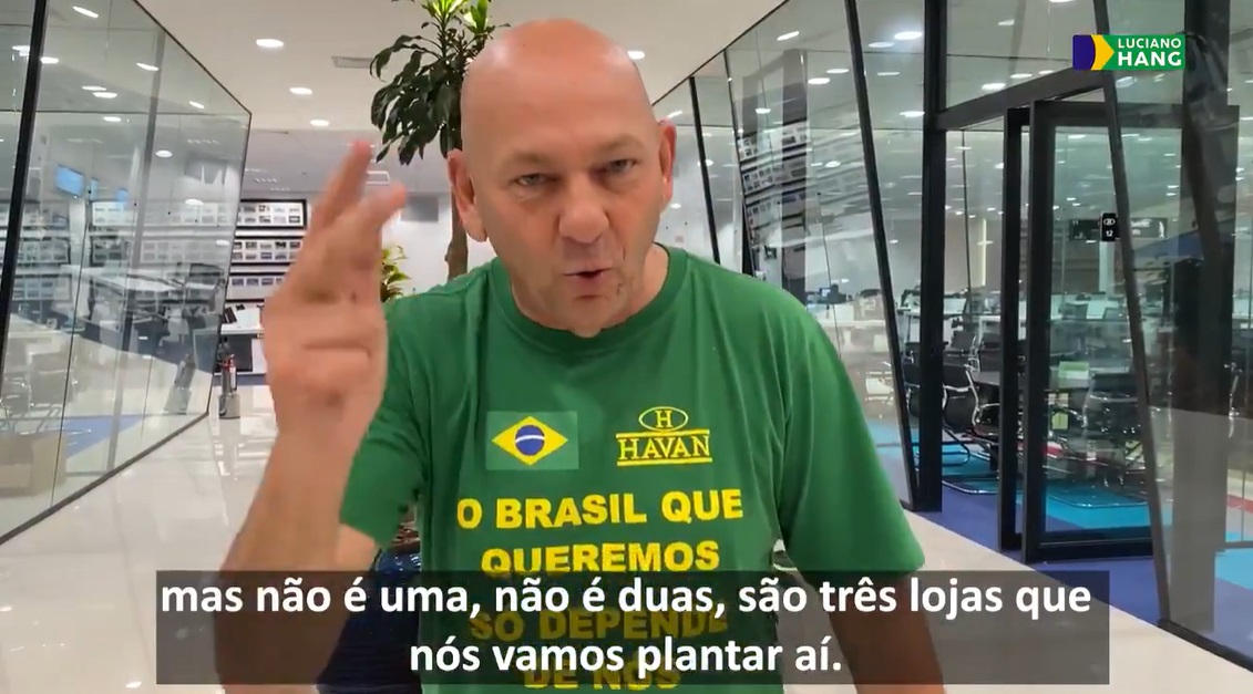 Luciano Hang volta a confirmar lojas da Havan em Manaus e início de obras Luciano Hang volta a confirmar lojas da Havan em Manaus e início de obras