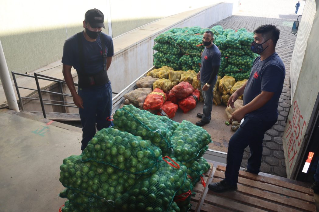 Prefeitura recebe produtos da agricultura familiar para atender alunos da Semed