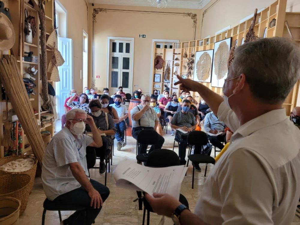 Candidatos que concorrem como conselheiros do Concultura 2021/2023 participam de reunião