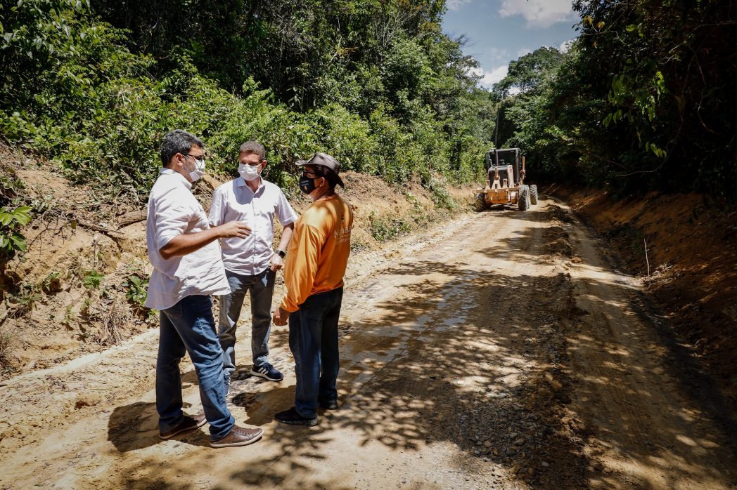 Marcos Rotta fiscaliza revitalização de ramal na BR-174 e recuperação emergencial na zona Norte
