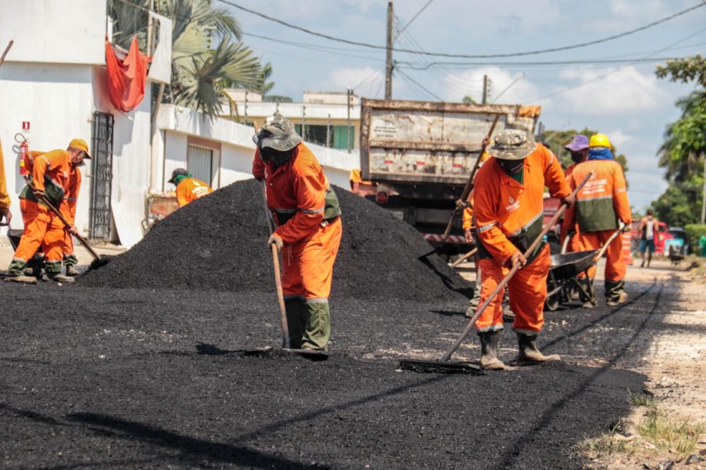 Manaus intensifica trabalhos de infraestrutura na zona Centro-Oeste
