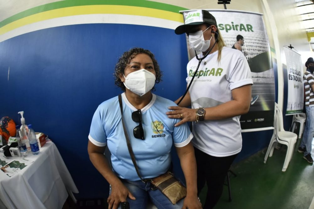 Amazonas leva estande do projeto RespirAR ao município de Rio Preto da Eva