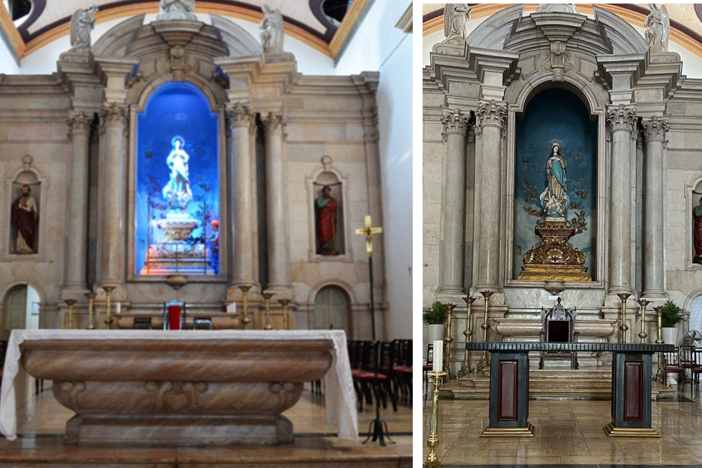Igreja muda altar da Catedral