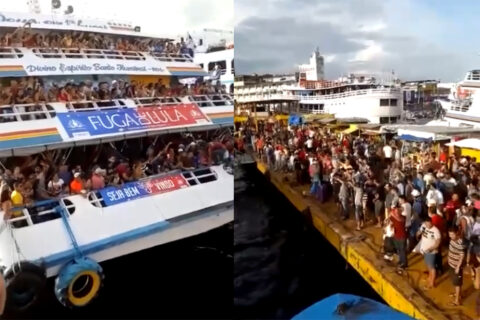 Parintins 2025: Capitania promete vistoria de todo barco que passar no Encontro das Águas