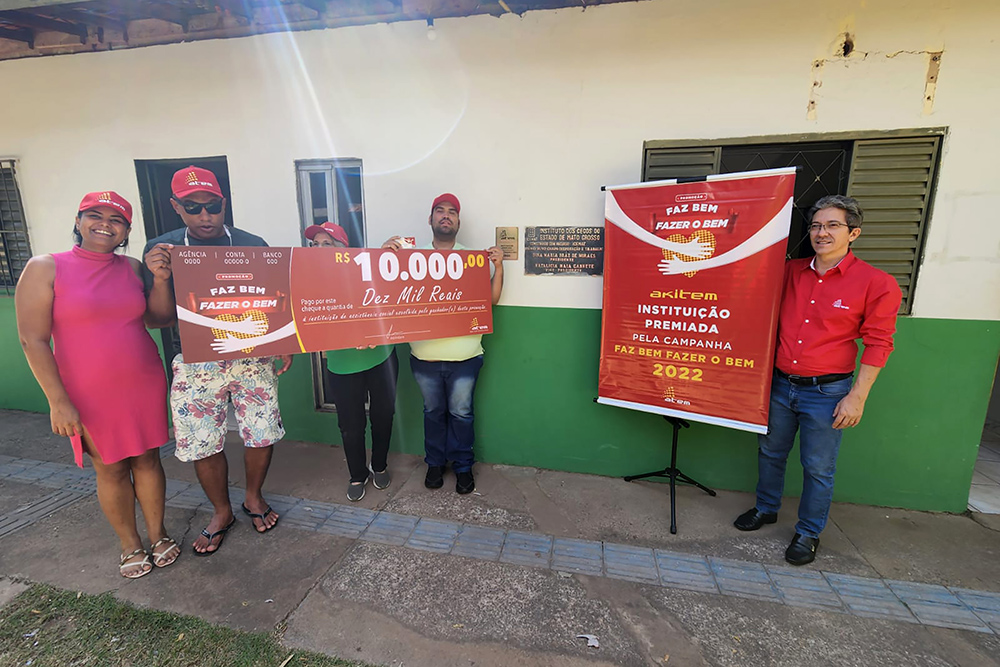 Atem entrega prêmios da campanha Faz Bem Fazer o Bem a instituições sociais de mais seis estados Atem entrega prêmios da campanha Faz Bem Fazer o Bem a instituições sociais de mais seis estados