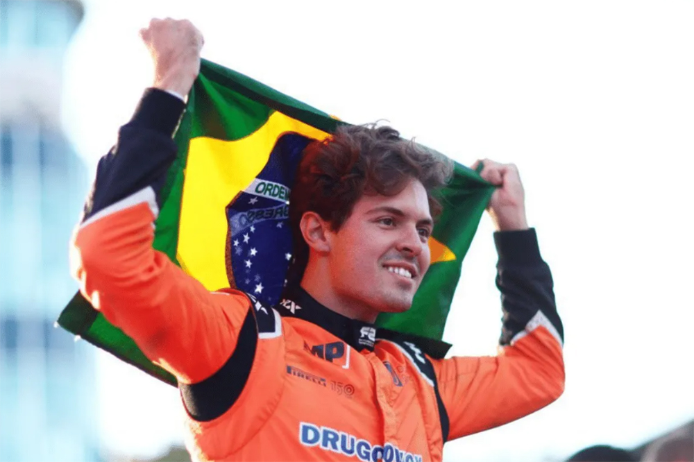 Brasileiro Felipe Drugovich é campeão mundial de Fórmula 2