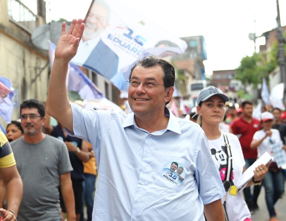 Eduardo Braga agradece a confiança do povo e parabeniza Wilson Lima Eduardo Braga agradece a confiança do povo e parabeniza Wilson Lima