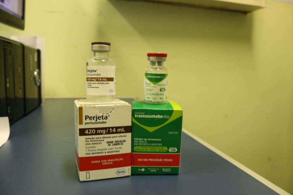 Trastuzumabe e Pertuzumabe são utilizados no tratamento do câncer de mama