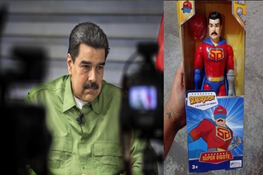 Boneco faz alusão ao presidente do país
