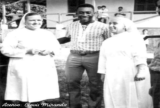 Pelé em visita ao bairro Antônio Aleixo na década de 70