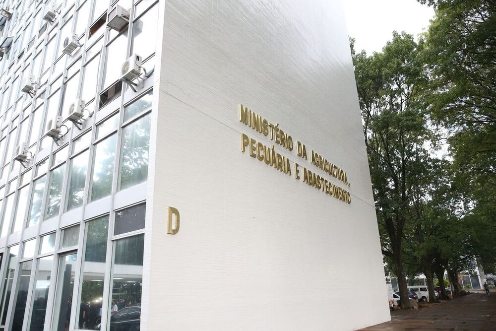 Fachada do Minist&eacute;rio da Agricultura, Pecu&aacute;ria e Abastecimento (Mapa)