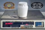 Mercúrio estava armazenado em um recipiente. Foto: Divulgação/Polícia Federal