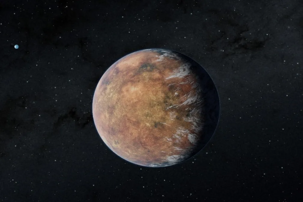 Reprodução do exoplaneta a TOI 700