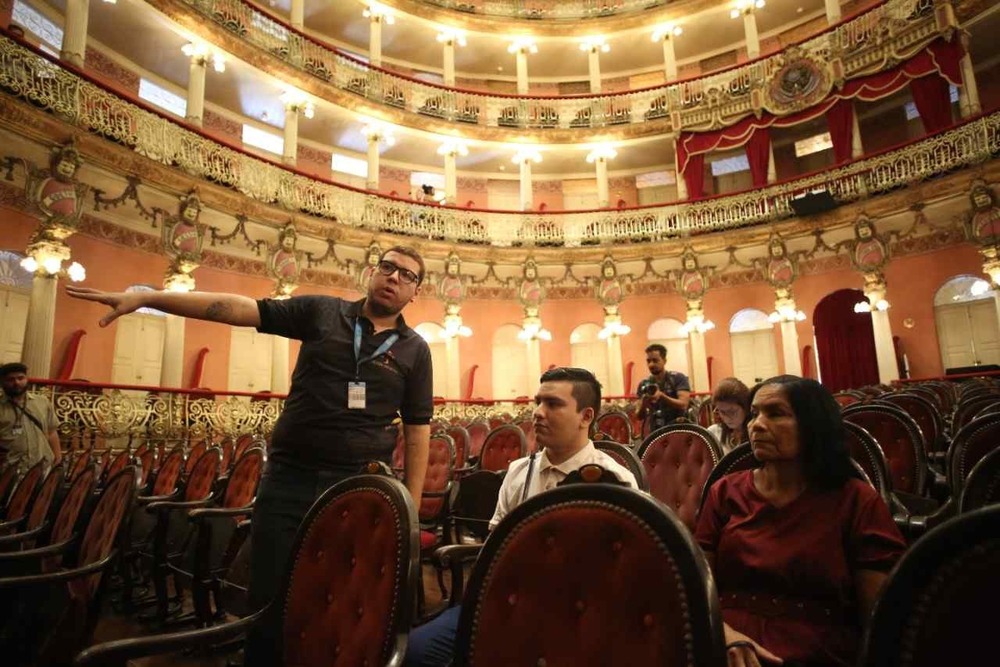 Visita ao teatro Amazonas
