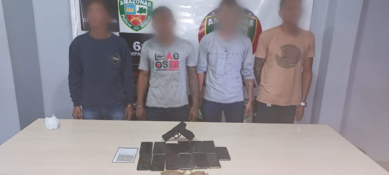 Pol&iacute;cia prende quadrilha na zona Norte e recupera 13 celulares roubados
