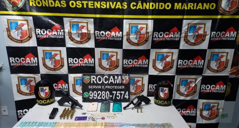 Trio é preso após cometer assalto com reféns em loja do centro de Manaus