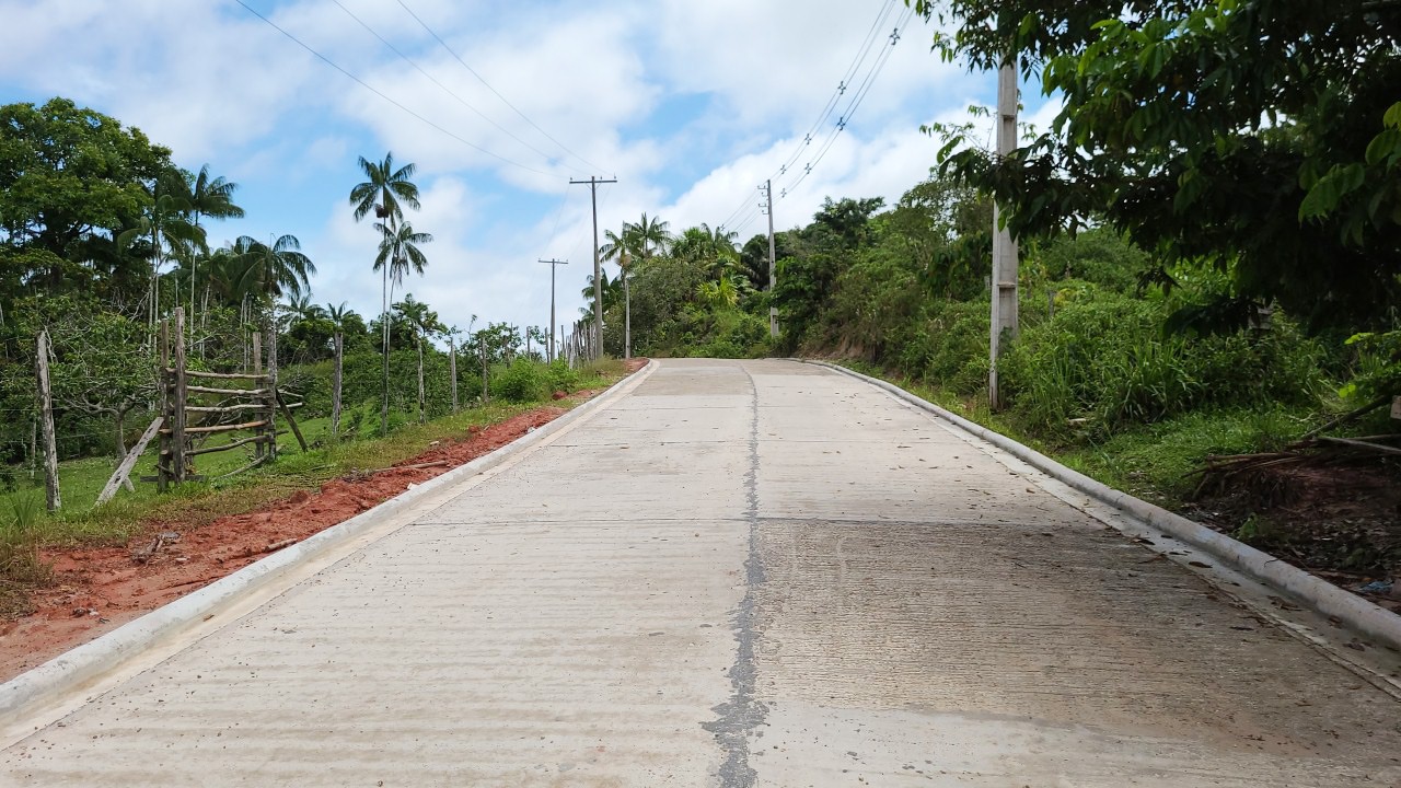Ramal e estrada em São Paulo de Olivença recebem pavimentação