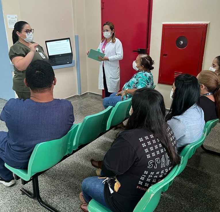 Recepcionistas e vigilantes de hospital da zona Leste são capacitados para reduzir risco de infecções respiratórias agudas na unidade