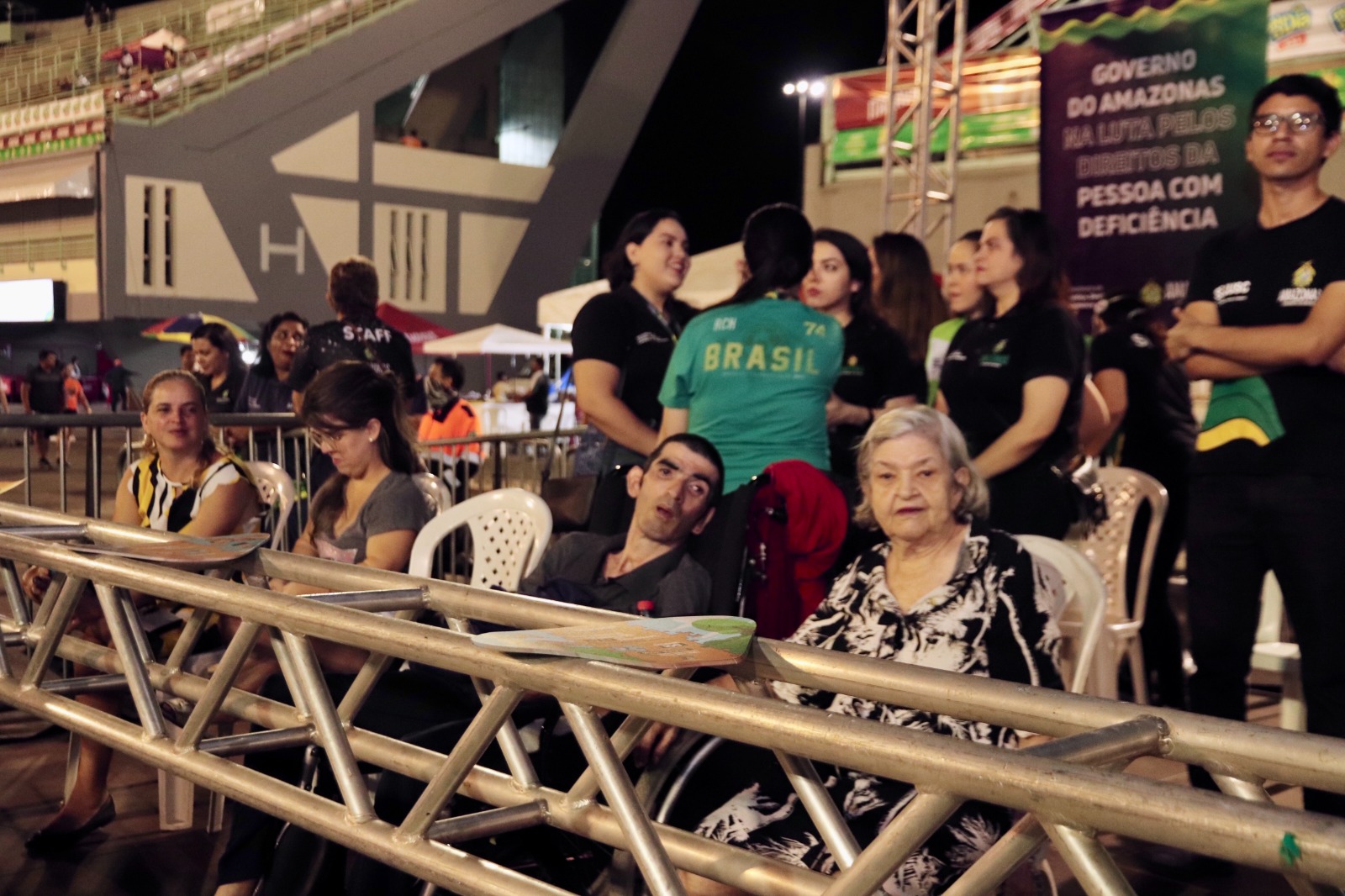 Sambódromo tem espaço acessível para PcDs