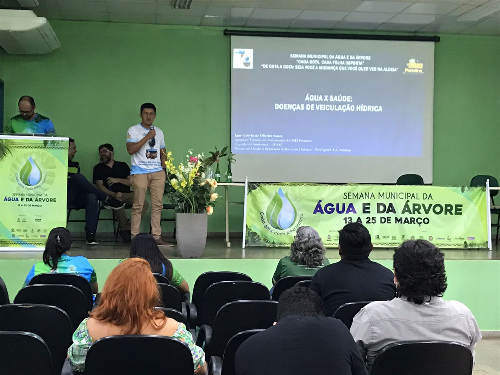 Dia da Água: mesa redonda debate qualidade da água e importância da arborização Dia da Água: mesa redonda debate qualidade da água e importância da arborização