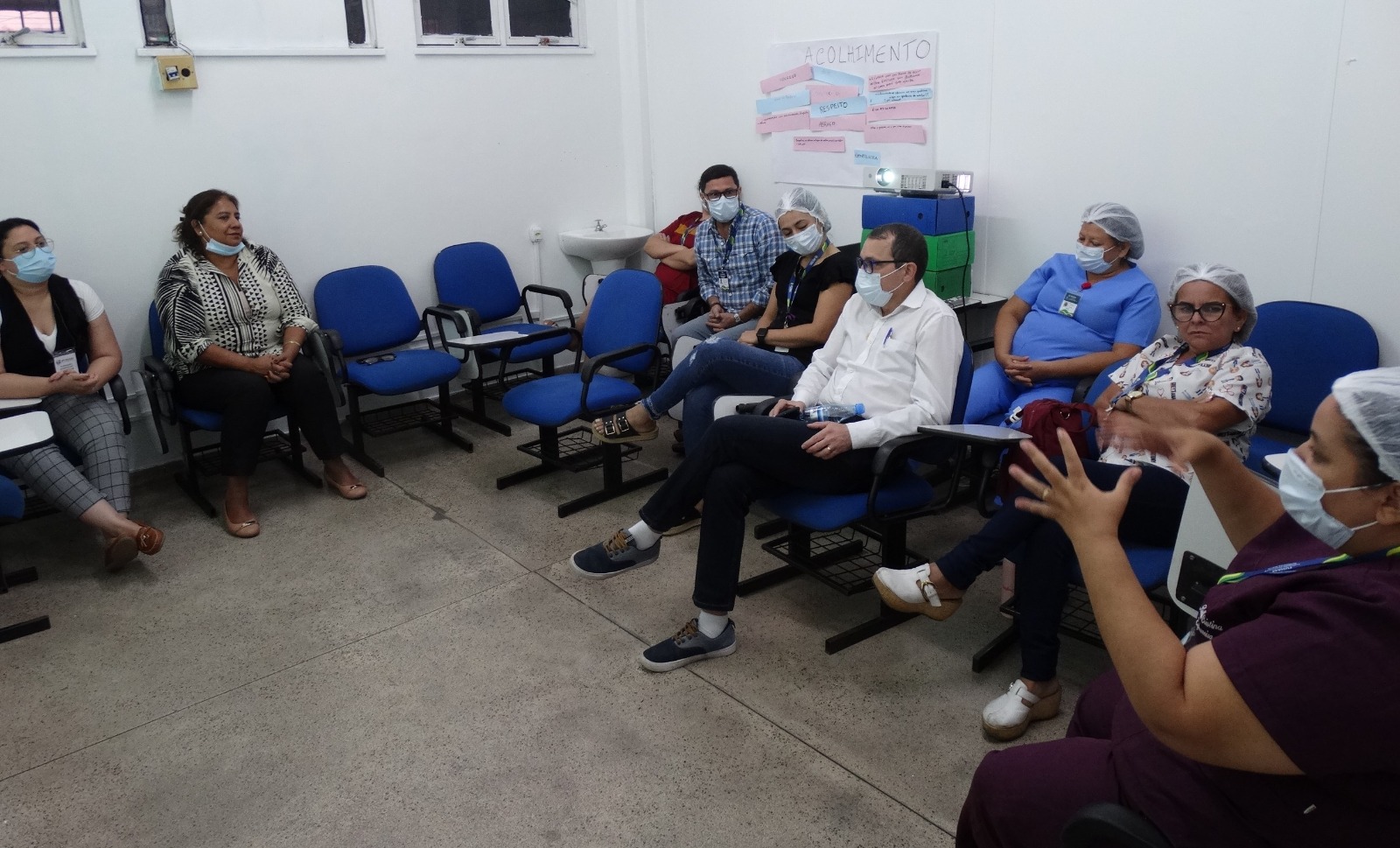 Servidores da Fundação Alfredo da Matta recebem treinamento para implantação do Núcleo de Humanização Servidores da Fundação Alfredo da Matta recebem treinamento para implantação do Núcleo de Humanização