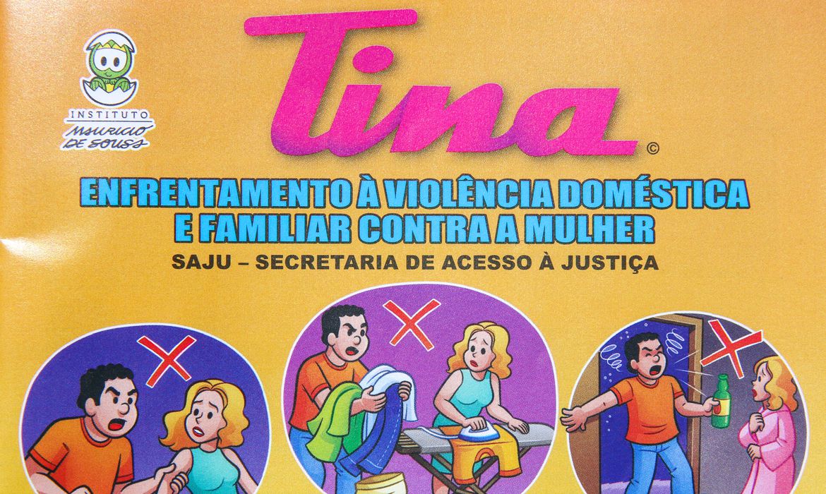 Revista em quadrinhos orienta sobre violência doméstica contra mulher Revista em quadrinhos orienta sobre violência doméstica contra mulher