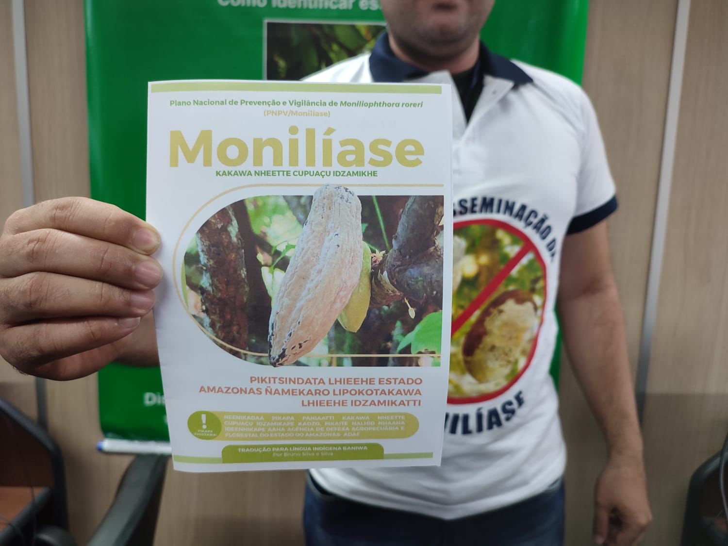 Adaf lança material informativo sobre monilíase na língua indígena Baniwa Adaf lança material informativo sobre monilíase na língua indígena Baniwa
