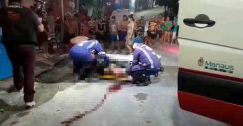 Suspeito de cometer assaltos é espancado por populares na comunidade Nossa Senhora de Fátima