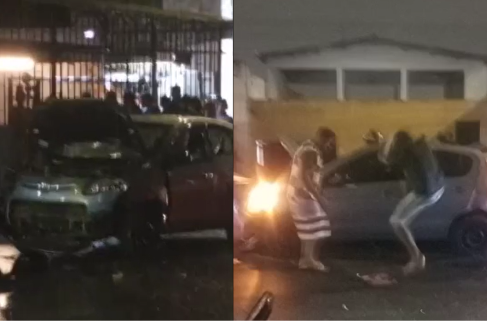 Motorista atropela motociclista e atinge dois ve&iacute;culos no Jorge Teixeira