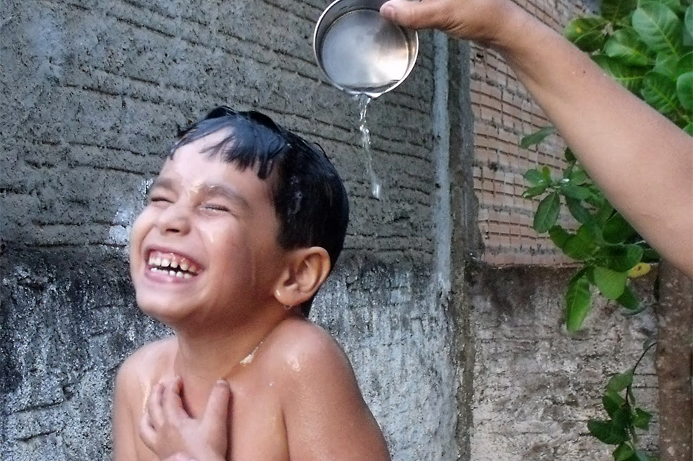 O banho de cuia O banho de cuia