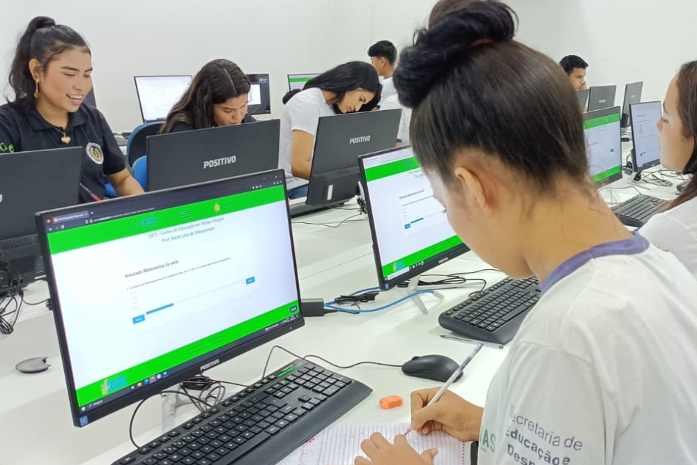 Alunos de Fonte Boa participam de 1º Simulado Virtual de Matemática Alunos de Fonte Boa participam de 1º Simulado Virtual de Matemática