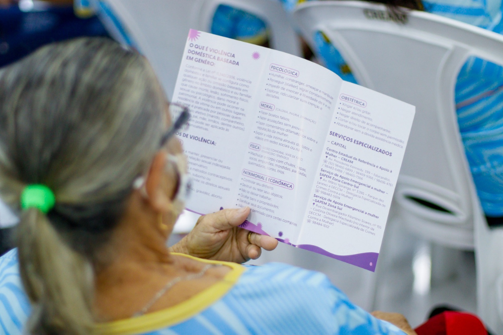 Agosto Lilás: Sejusc promove ações voltadas às mulheres idosas Agosto Lilás: Sejusc promove ações voltadas às mulheres idosas