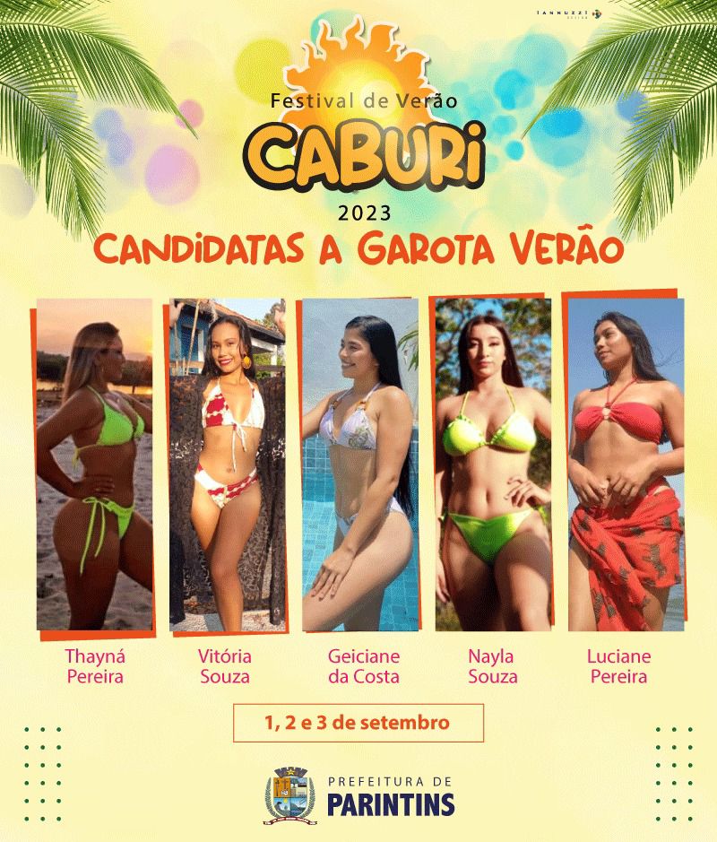 Título De Garota Verão Do Caburi Será Disputado Por Cinco Candidatas