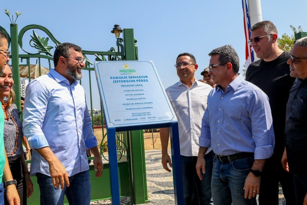 Wilson Lima entrega Parque Senador Jefferson Peres revitalizado à população Wilson Lima entrega Parque Senador Jefferson Peres revitalizado à população