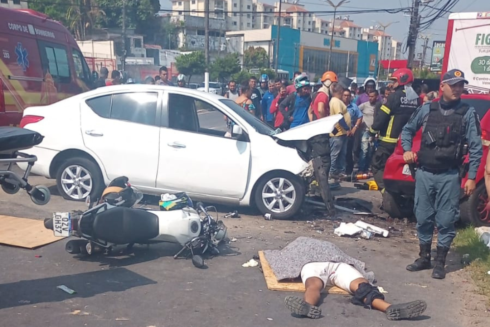 Morre motociclista envolvido em acidente na Max Teixeira