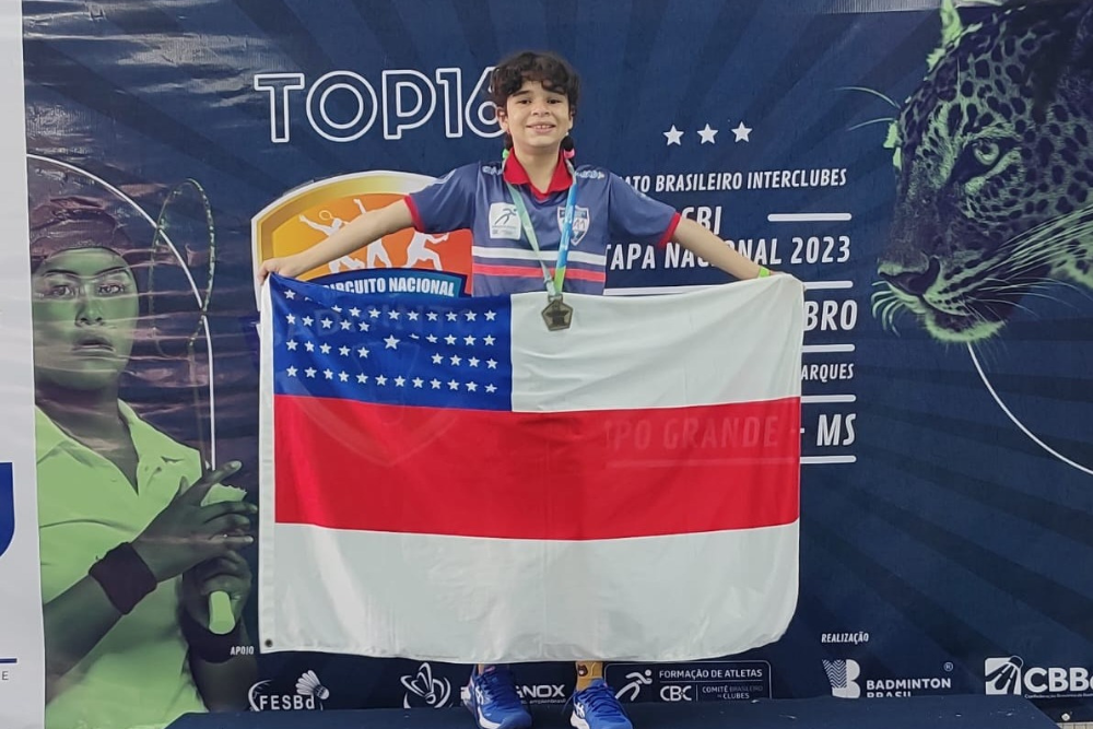 Atleta manauara conquista bronze no Circuito Nacional de Badminton, no Mato Grosso do Sul Atleta manauara conquista bronze no Circuito Nacional de Badminton, no Mato Grosso do Sul