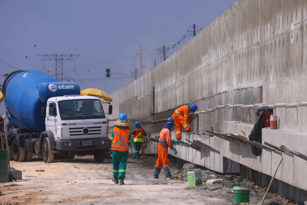 Obra do Complexo Viário Barão do Rio Branco avança para garantir mais mobilidade em Manaus Obra do Complexo Viário Barão do Rio Branco avança para garantir mais mobilidade em Manaus