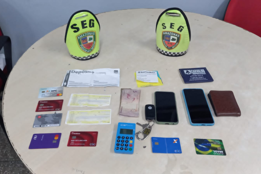 Dupla &eacute; presa suspeita de aplicar golpes em idosos na fila do caixa eletr&ocirc;nico, em Manaus
