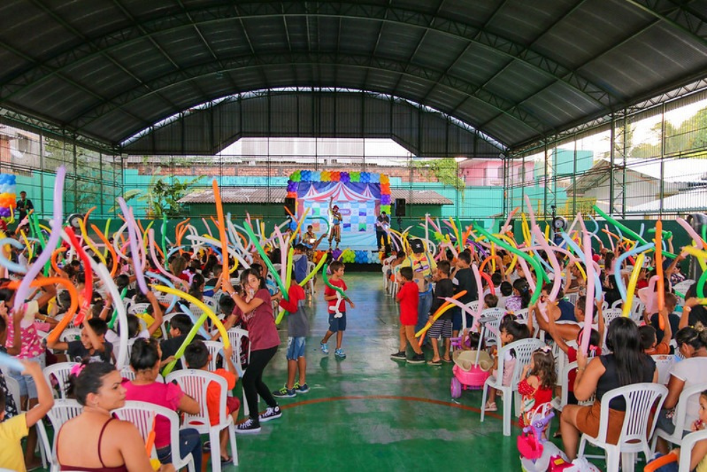 ‘Circo na Escola 2023‘ leva alegria e encanto ao bairro Mauazinho ‘Circo na Escola 2023‘ leva alegria e encanto ao bairro Mauazinho