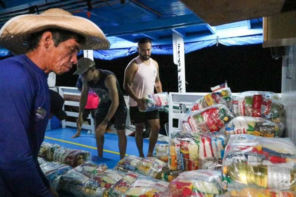 No Amazonas, comunit&aacute;rios afetados pela estiagem destacam import&acirc;ncia de ajuda humanit&aacute;ria