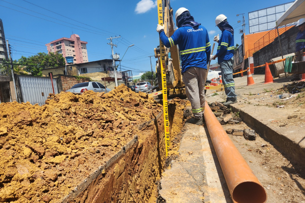 Veja os trechos de Manaus que recebem obras de esgotamento sanitário esta semana Veja os trechos de Manaus que recebem obras de esgotamento sanitário esta semana